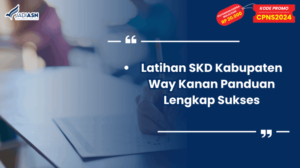 Latihan SKD Kabupaten Way Kanan