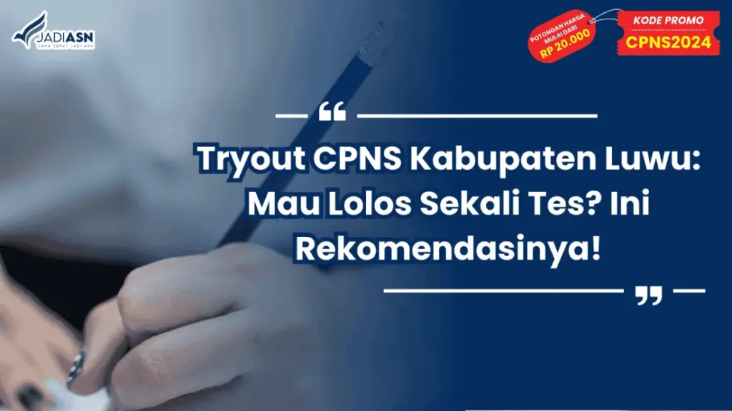 Tryout CPNS Kabupaten Luwu