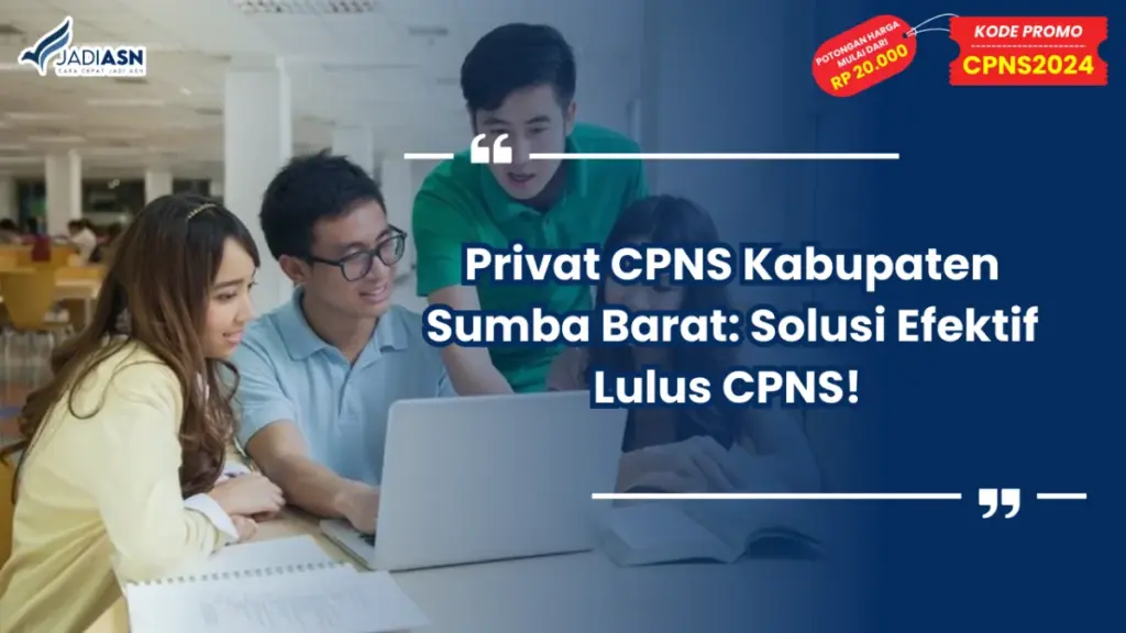 Privat CPNS Kabupaten Sumba Barat