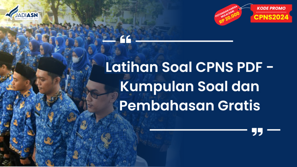 Latihan Soal CPNS PDF - Kumpulan Soal dan Pembahasan Gratis