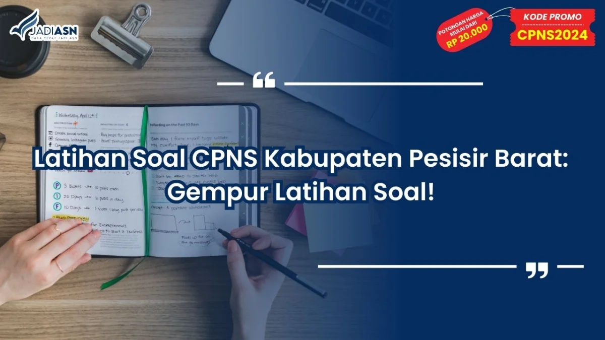 Latihan Soal CPNS Kabupaten Pesisir Barat