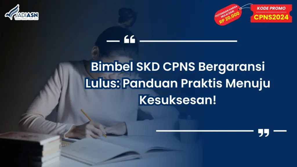 Bimbel SKD CPNS Bergaransi Lulus