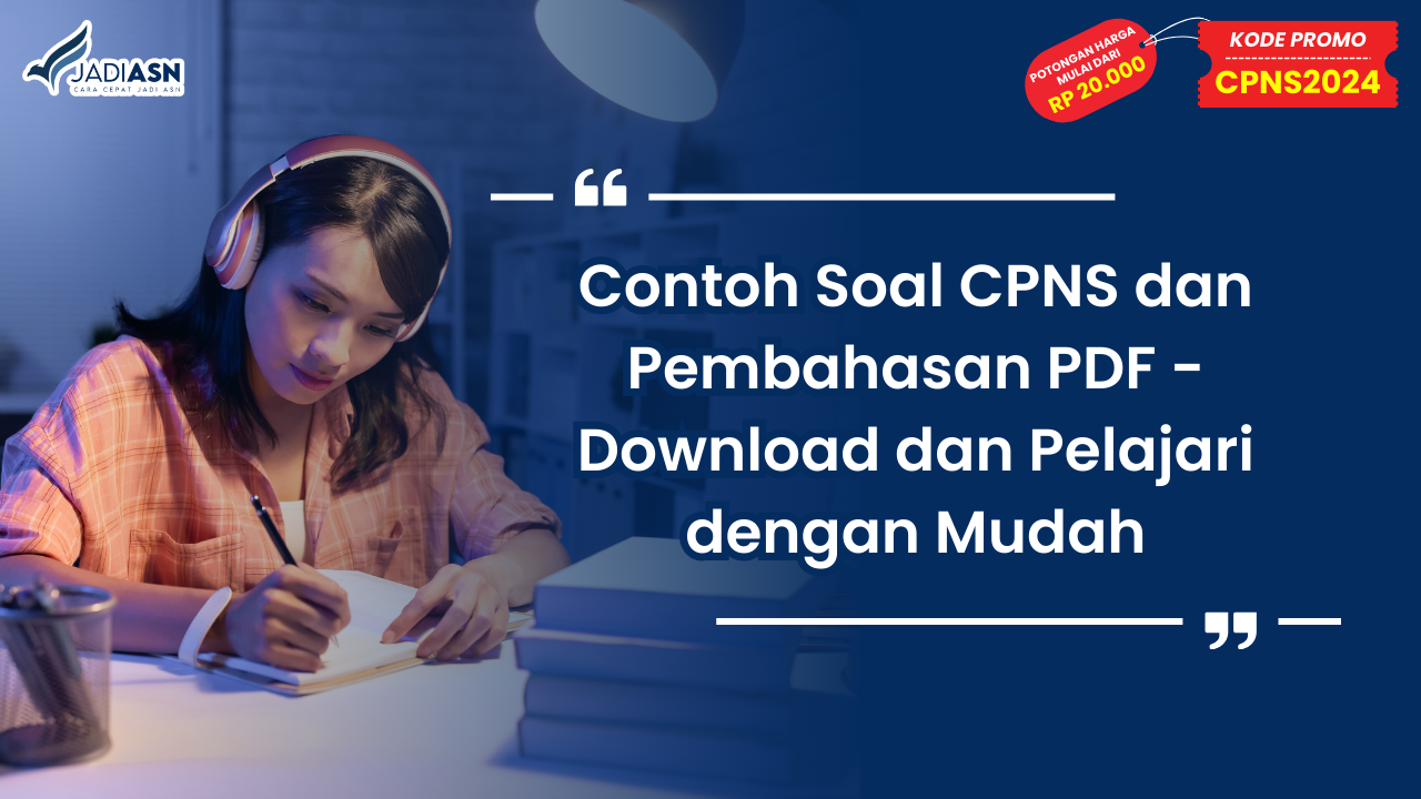 Contoh Soal CPNS dan Pembahasan PDF - Download dan Pelajari dengan Mudah