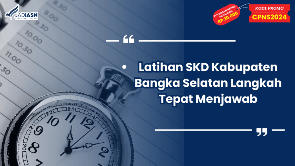 Latihan SKD Kabupaten Bangka Selatan