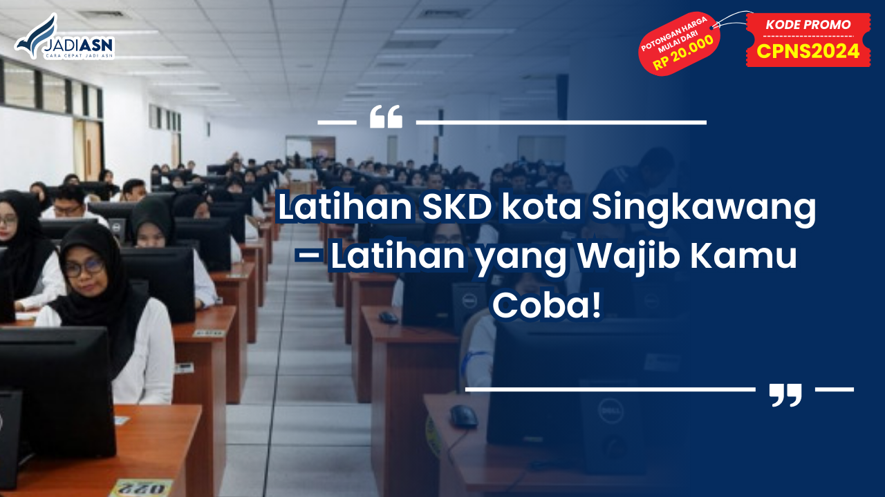 Latihan SKD kota Singkawang