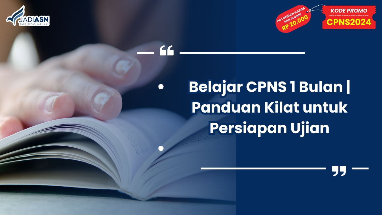 Belajar CPNS 1 Bulan