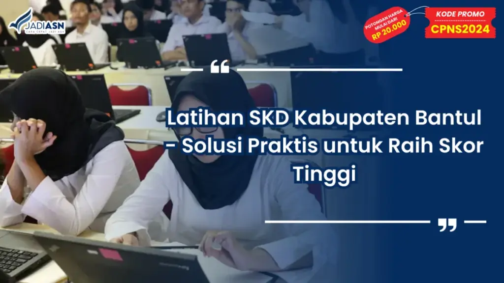 Latihan SKD Kabupaten Bantul