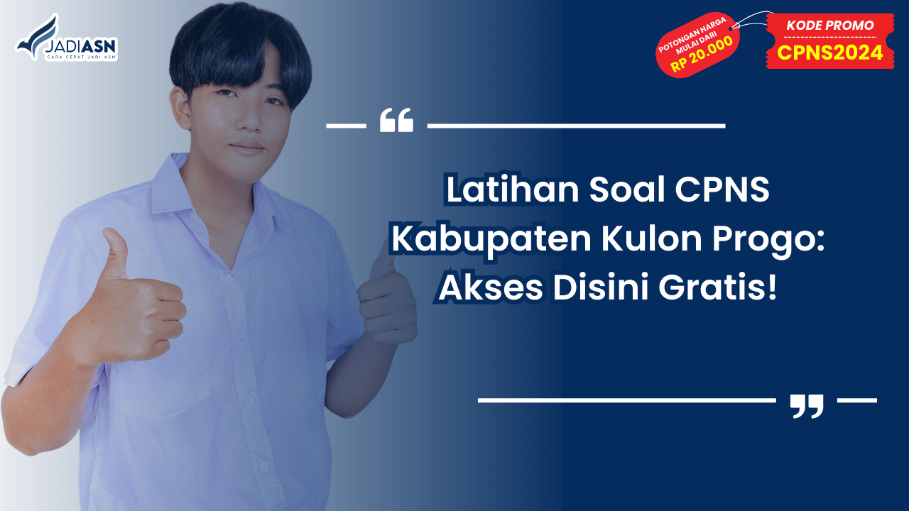 Latihan Soal CPNS Kabupaten Kulon Progo