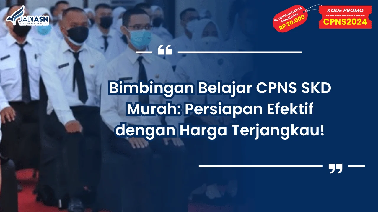 Bimbingan Belajar CPNS SKD Murah