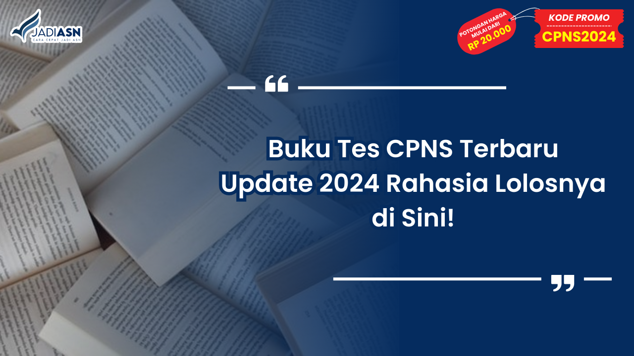 Buku Tes CPNS Terbaru Update 2024