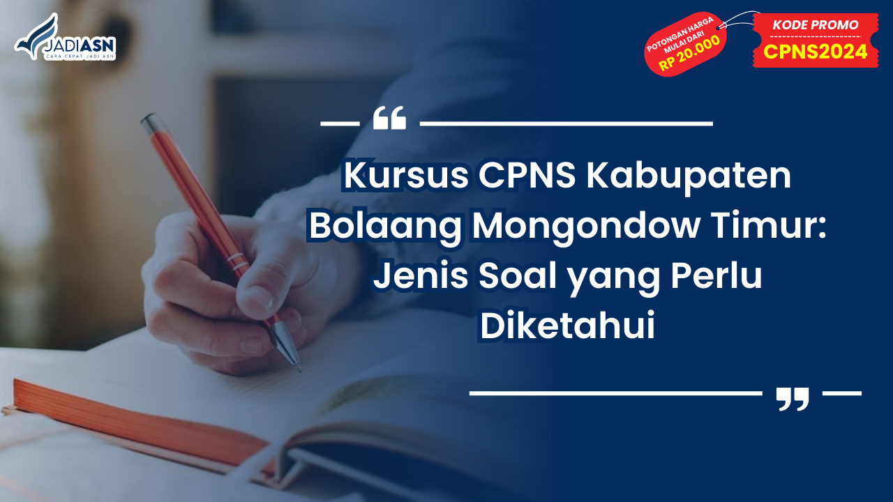 Kursus CPNS Kabupaten Bolaang Mongondow