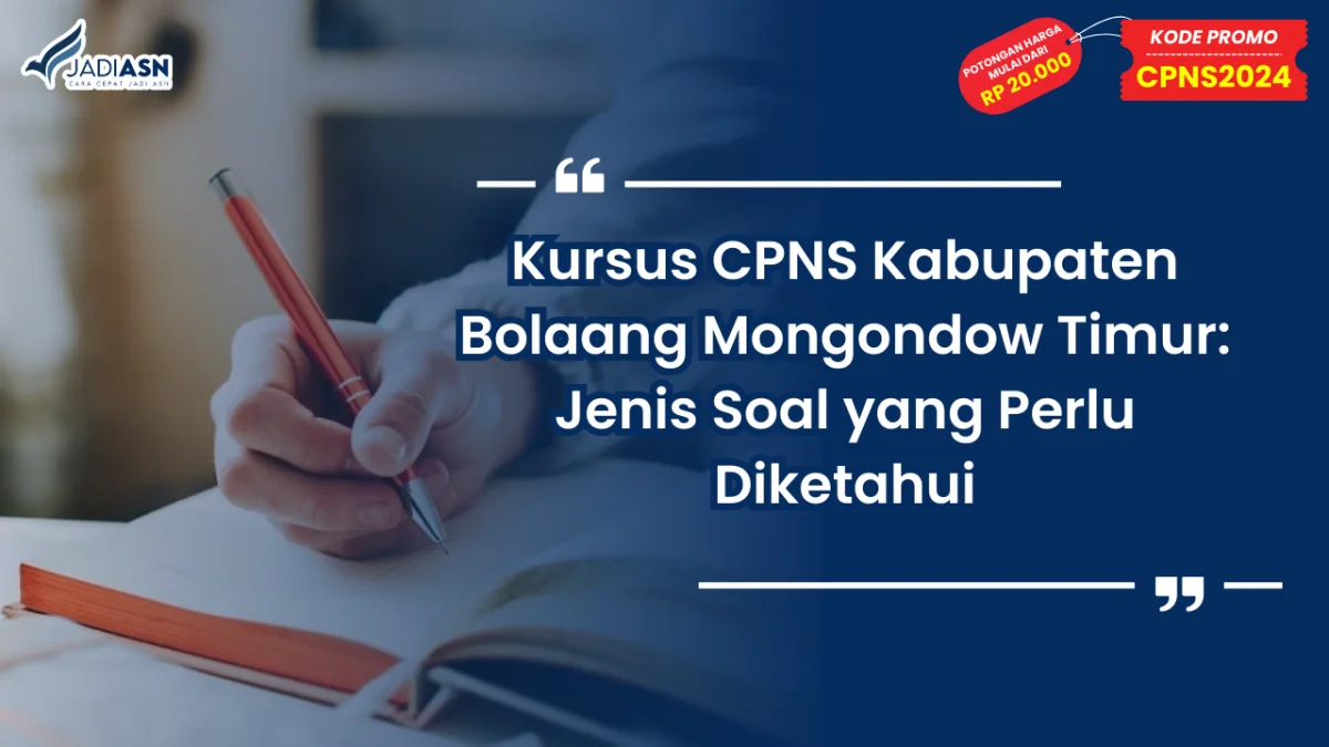 Kursus CPNS Kabupaten Bolaang Mongondow
