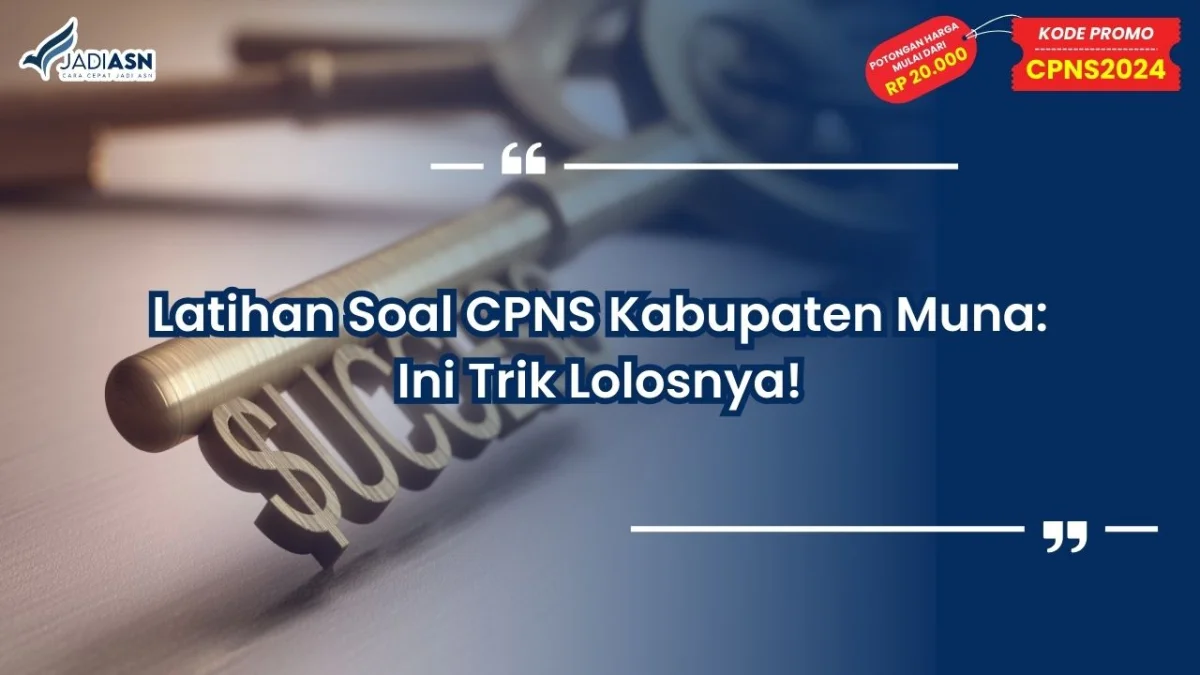 Latihan Soal CPNS Kabupaten Muna