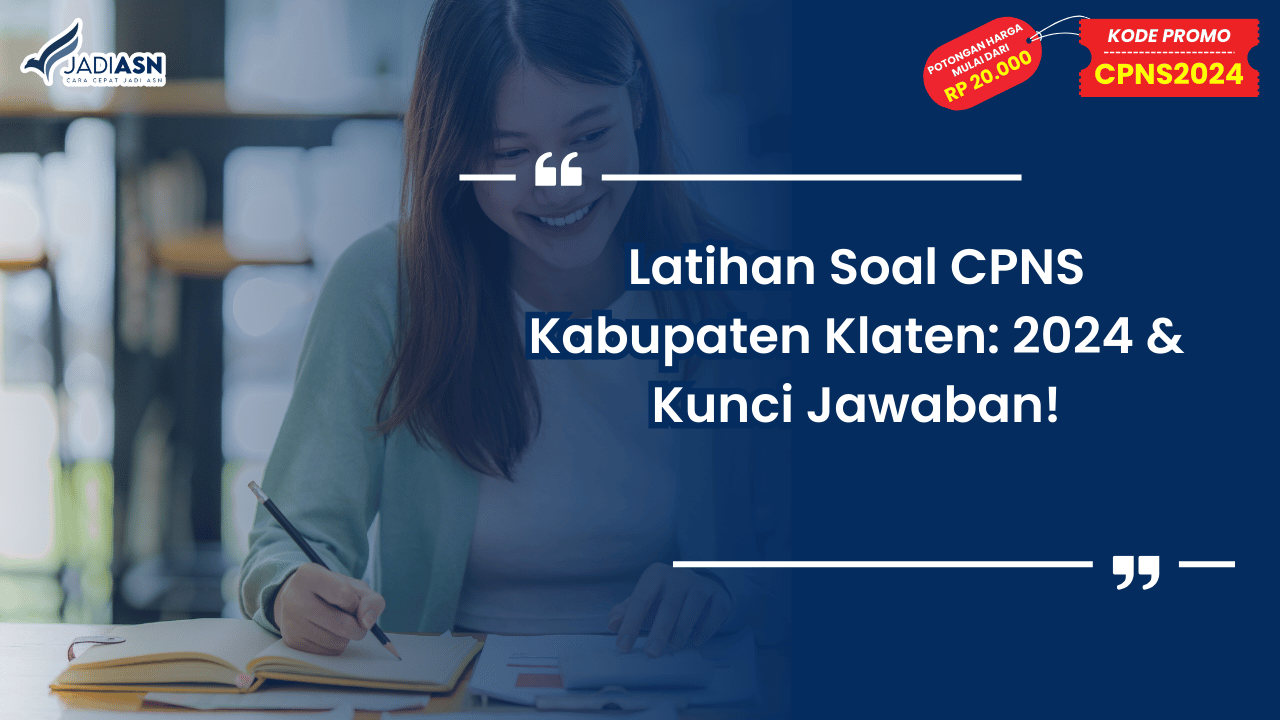 Latihan Soal CPNS Kabupaten Klaten