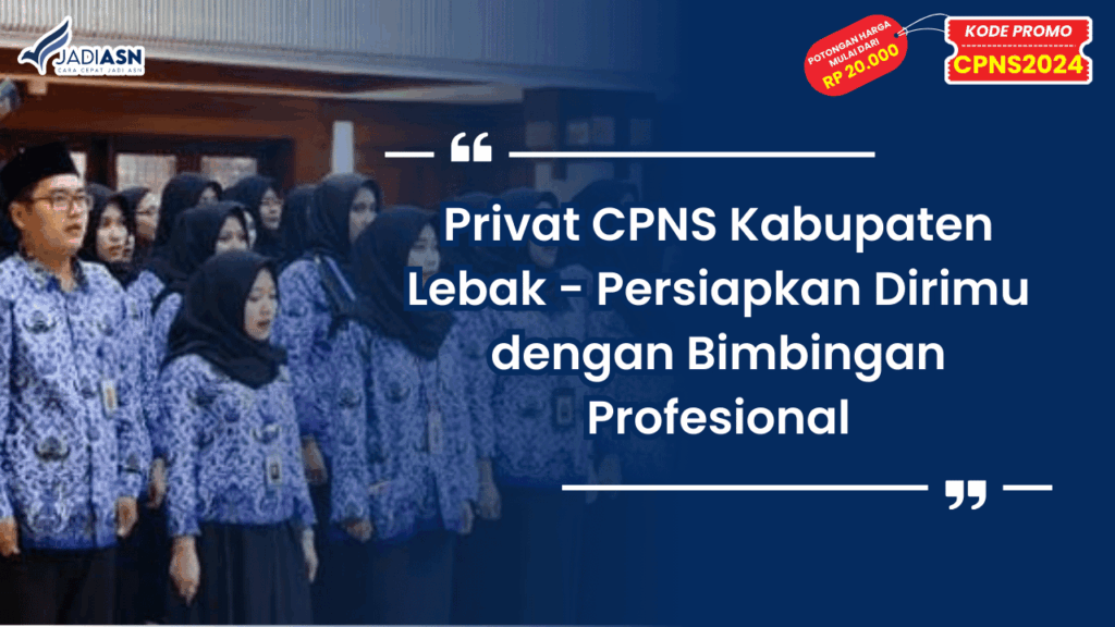 Privat CPNS Kabupaten Lebak