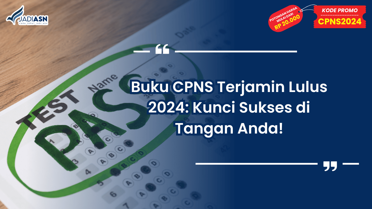 Buku CPNS Terjamin Lulus 2024