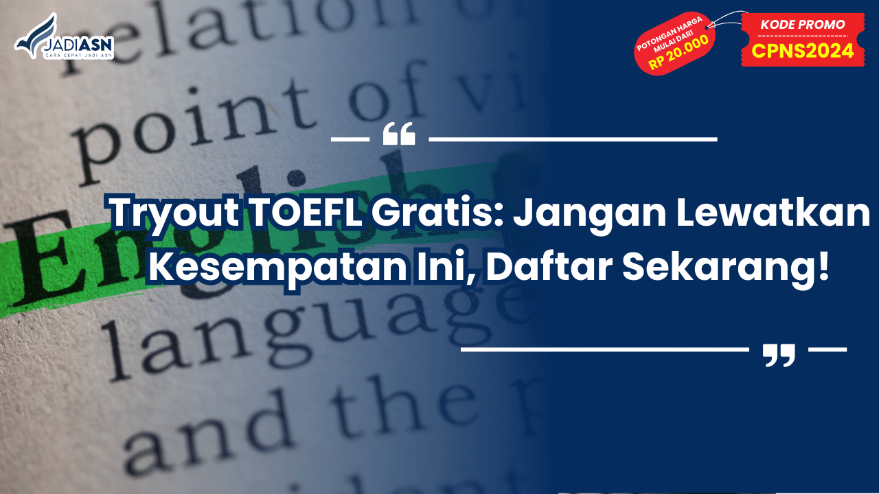 Tryout TOEFL Gratis