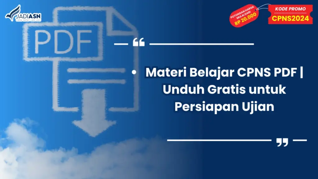 materi belajar cpns pdf unduh gratis untuk persiapan ujian