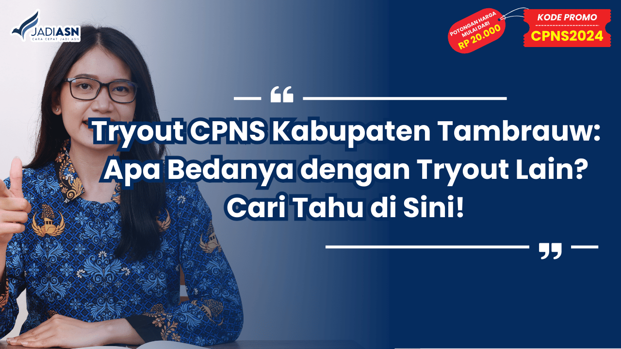 Tryout CPNS Kabupaten Tambrauw