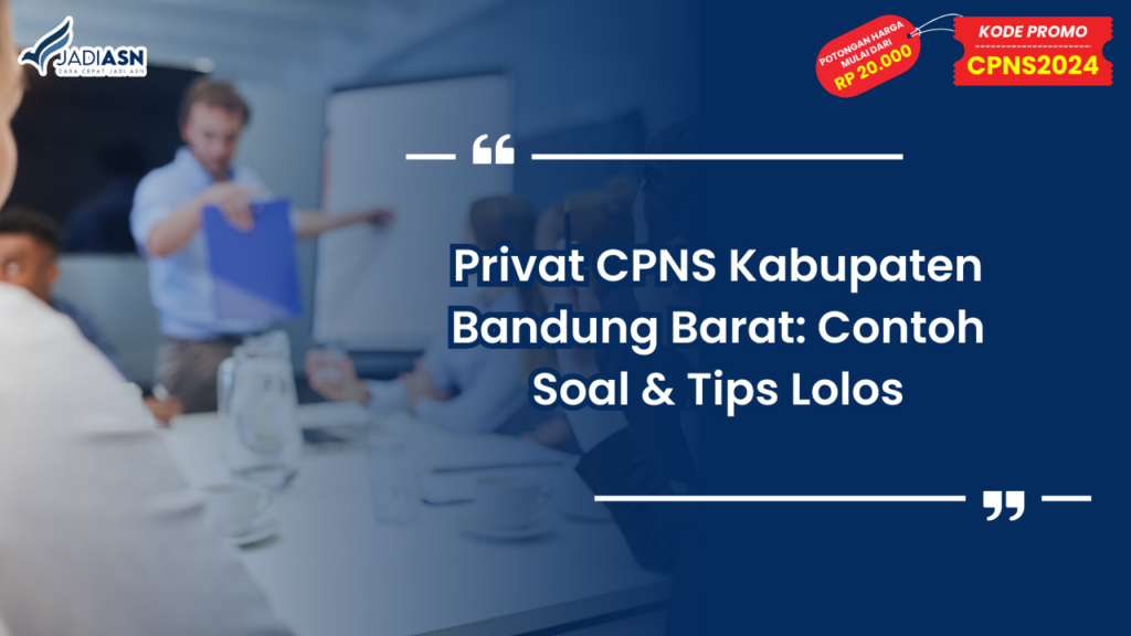 Privat CPNS Kabupaten Bandung Barat