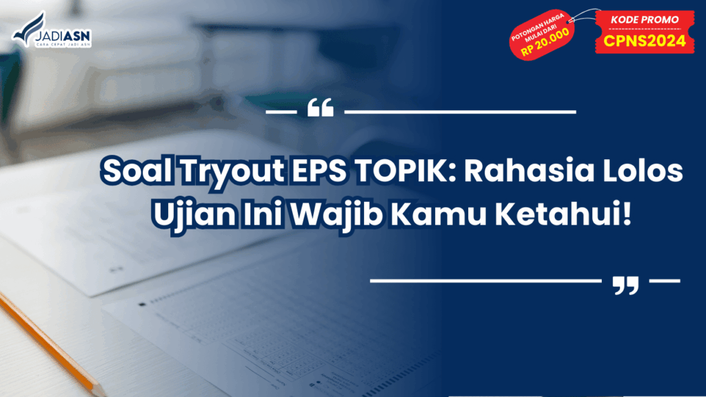 Soal Tryout EPS TOPIK