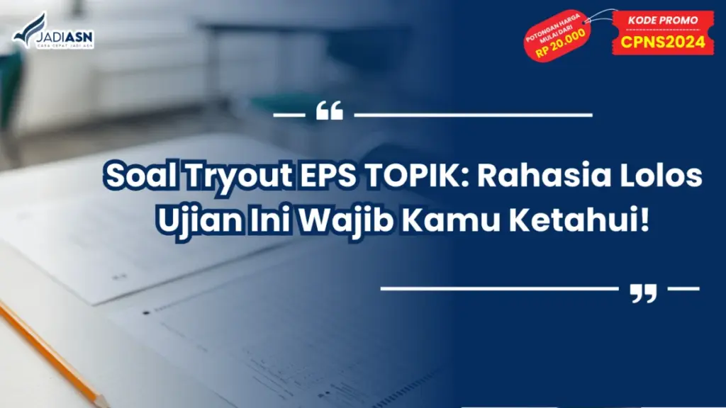 Soal Tryout EPS TOPIK