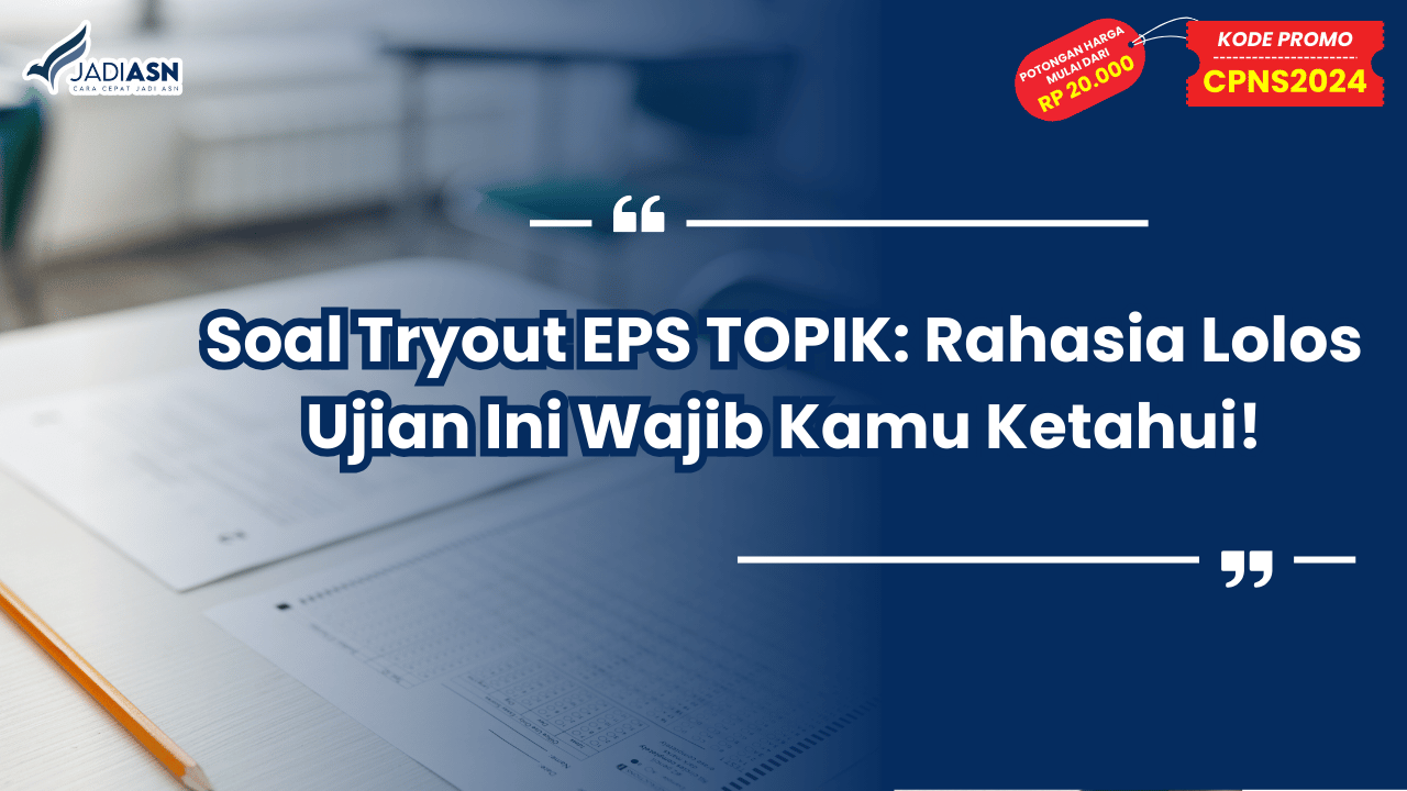 Soal Tryout EPS TOPIK