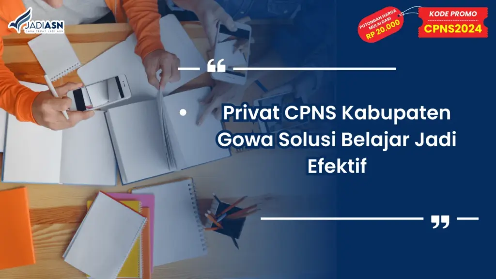 Privat CPNS Kabupaten Gowa