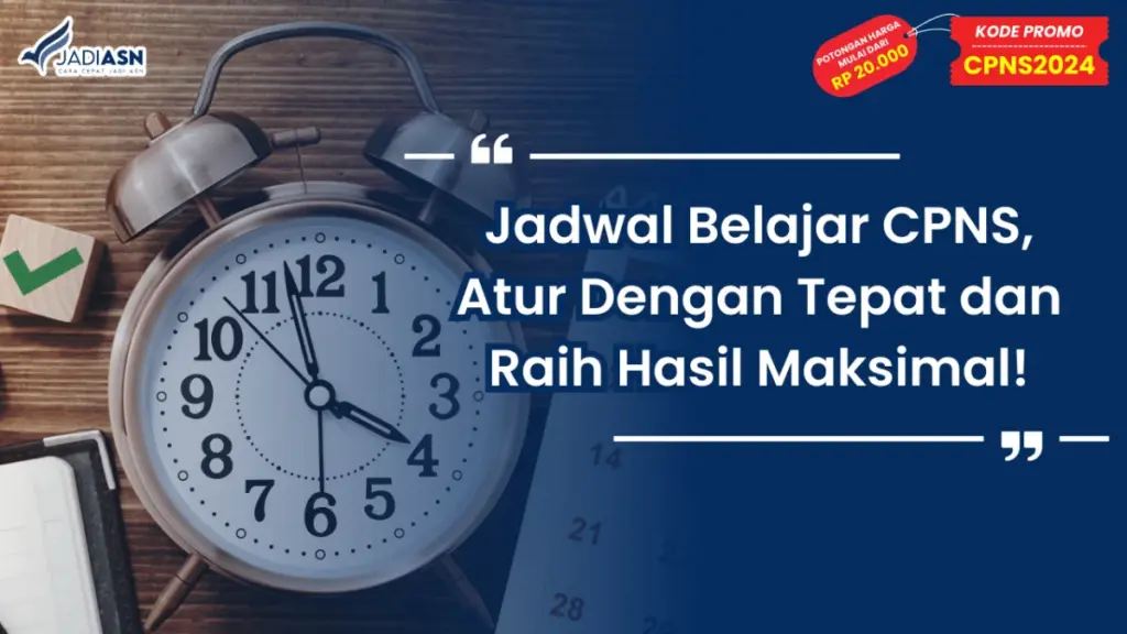 Jadwal Belajar CPNS