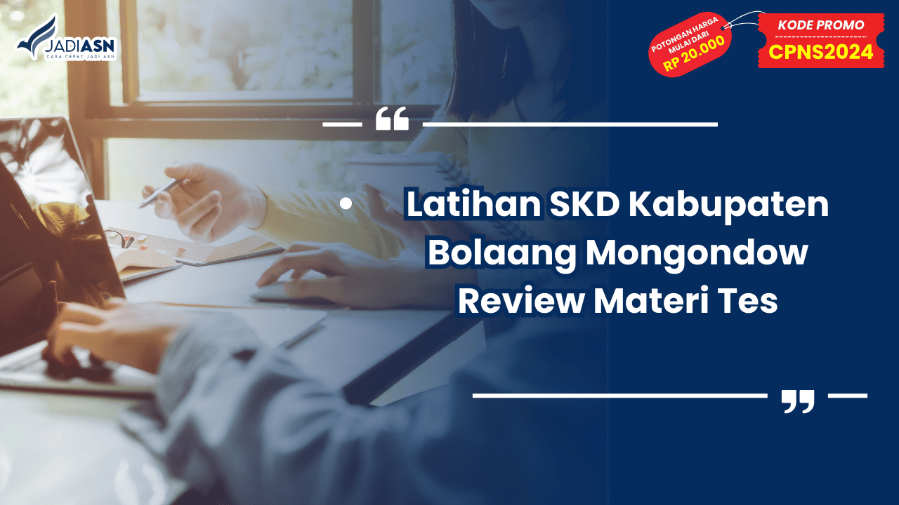 Latihan SKD Kabupaten Bolaang Mongondow