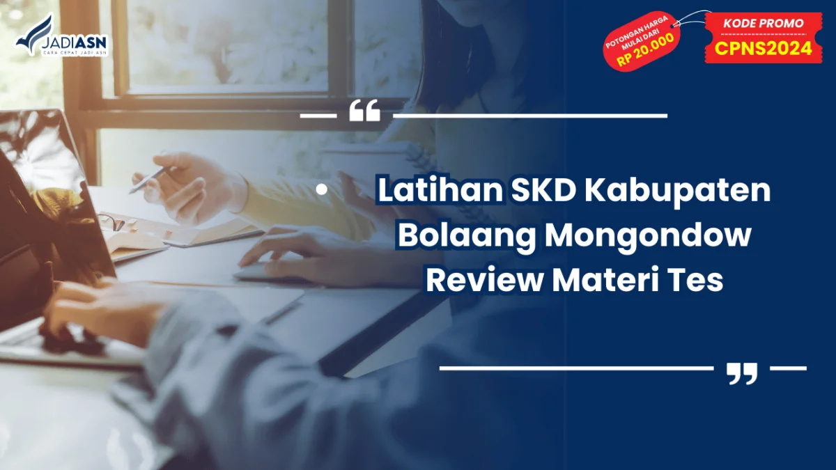 Latihan SKD Kabupaten Bolaang Mongondow