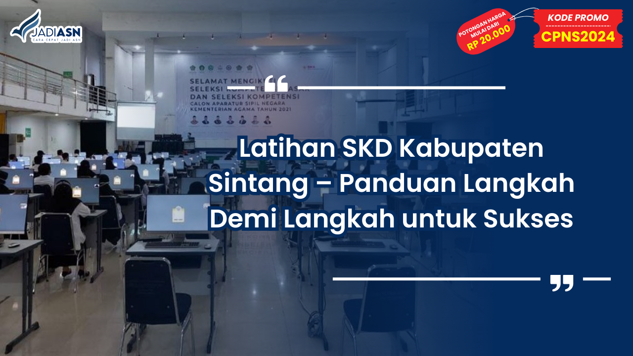 Latihan SKD Kabupaten Sintang
