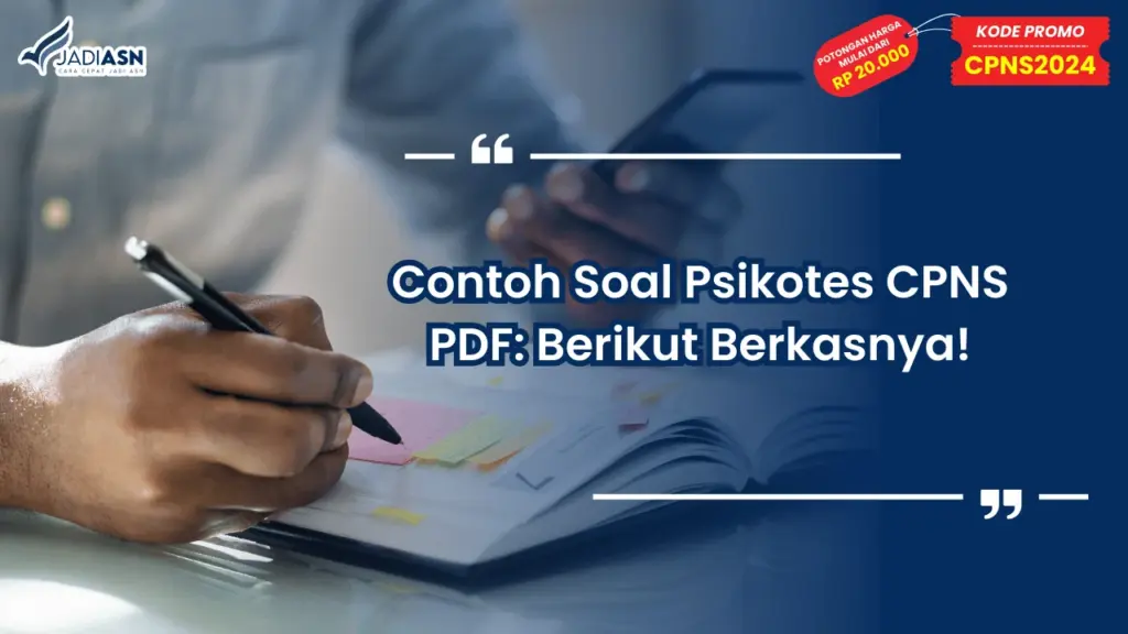 Contoh Soal Psikotes CPNS PDF: Berikut Berkasnya!