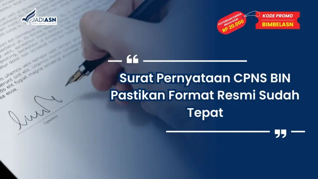 surat cpns