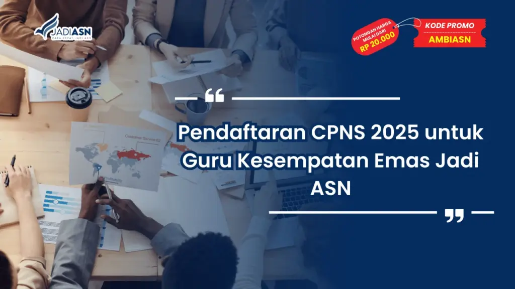 Pendaftaran CPNS 2025 untuk Guru