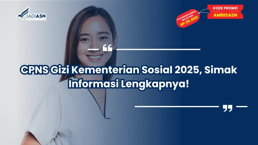 CPNS Gizi Kementerian Sosial 2025