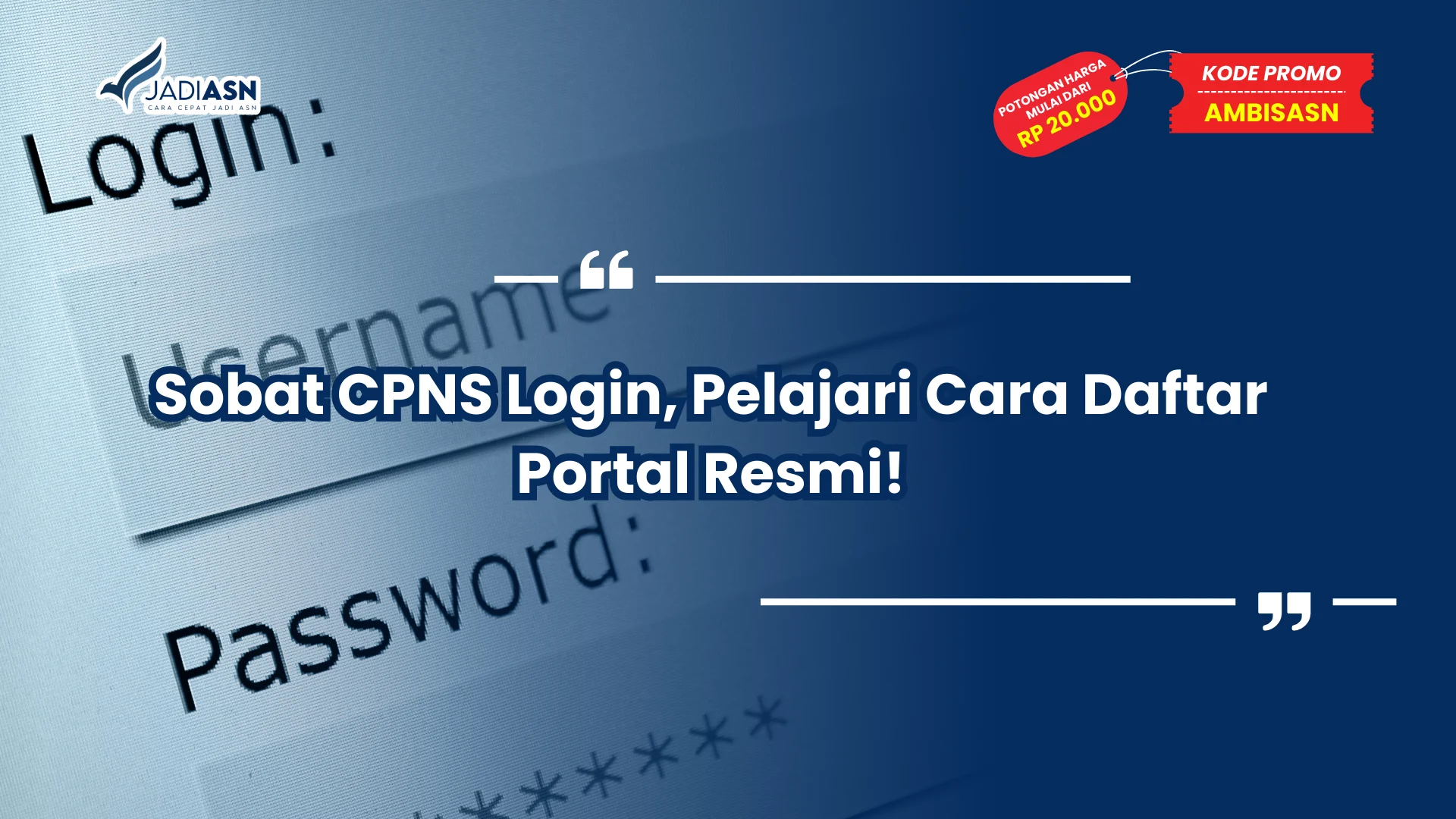 Sobat CPNS Login