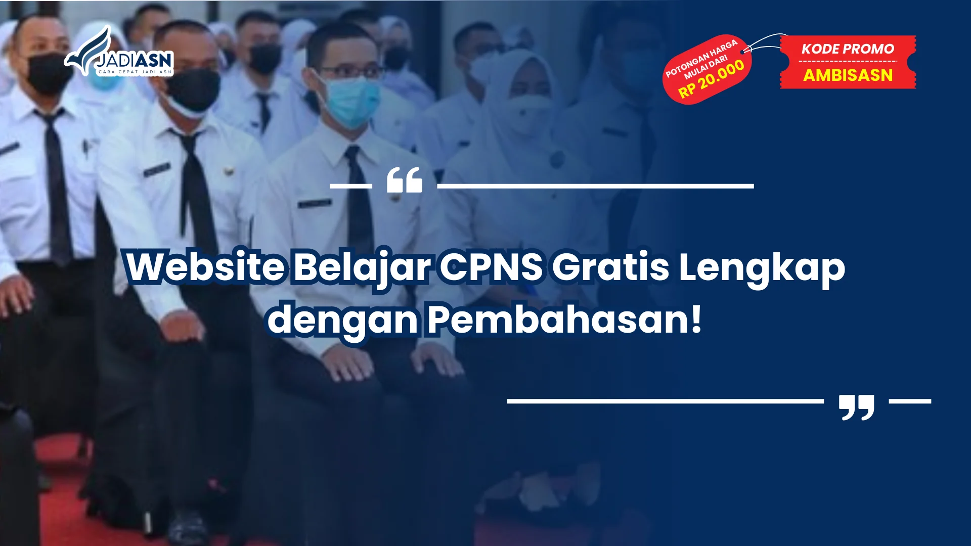 Website Belajar CPNS Gratis Lengkap dengan Pembahasan!