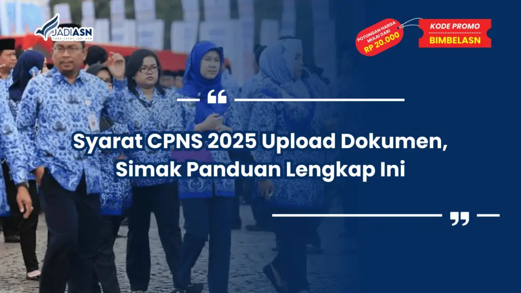 Syarat CPNS 2025 Upload Dokumen