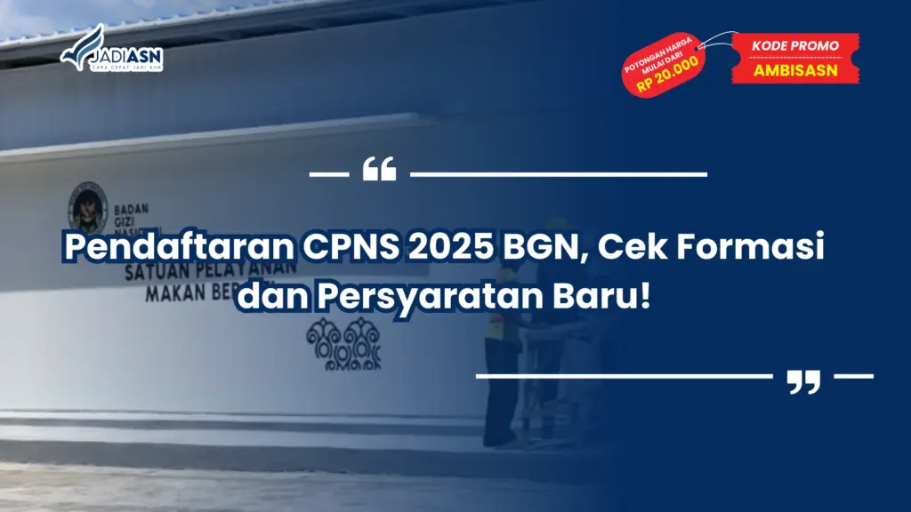 Pendaftaran CPNS 2025 BGN