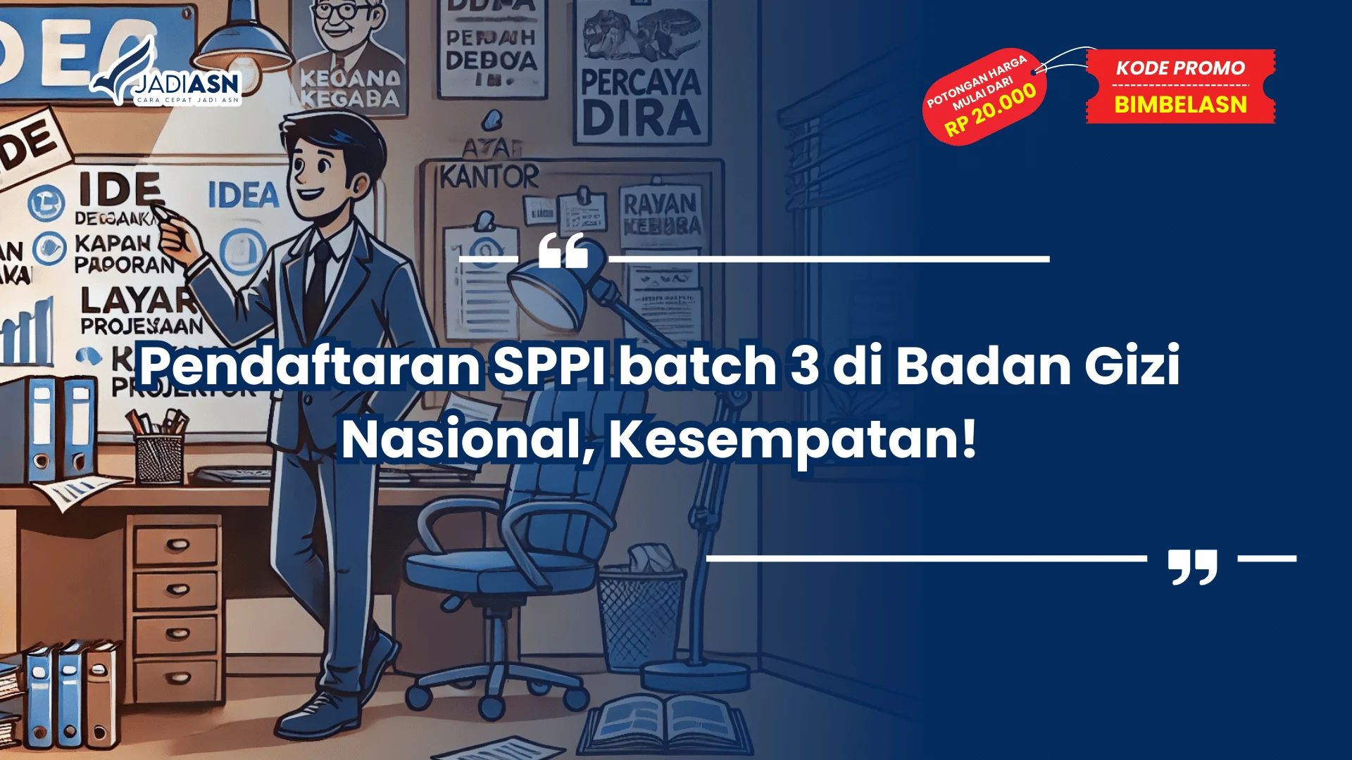 Pendaftaran SPPI batch 3 di Badan Gizi Nasional