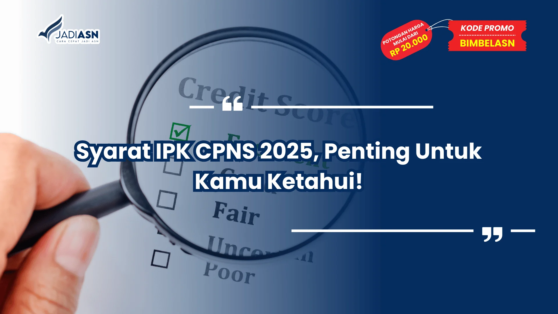 Syarat IPK CPNS 2025