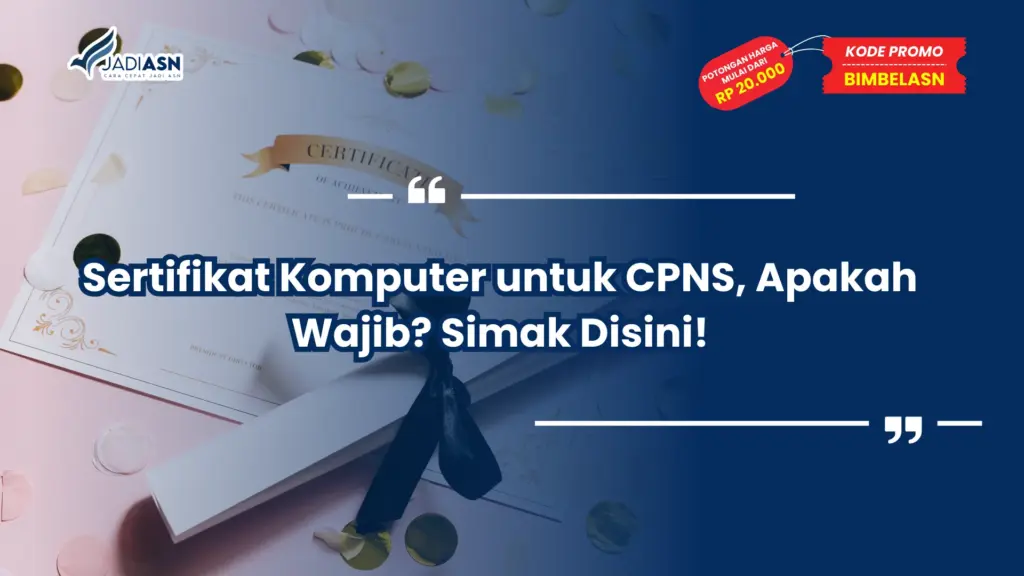 Sertifikat Komputer untuk CPNS