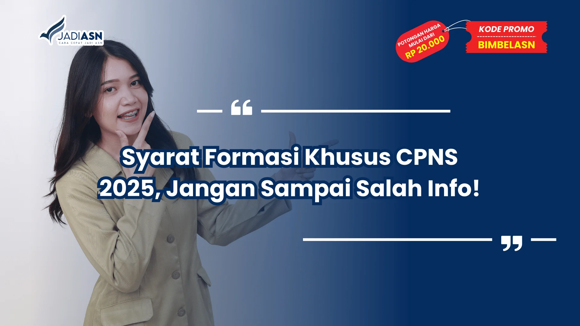 Syarat Formasi Khusus CPNS 2025