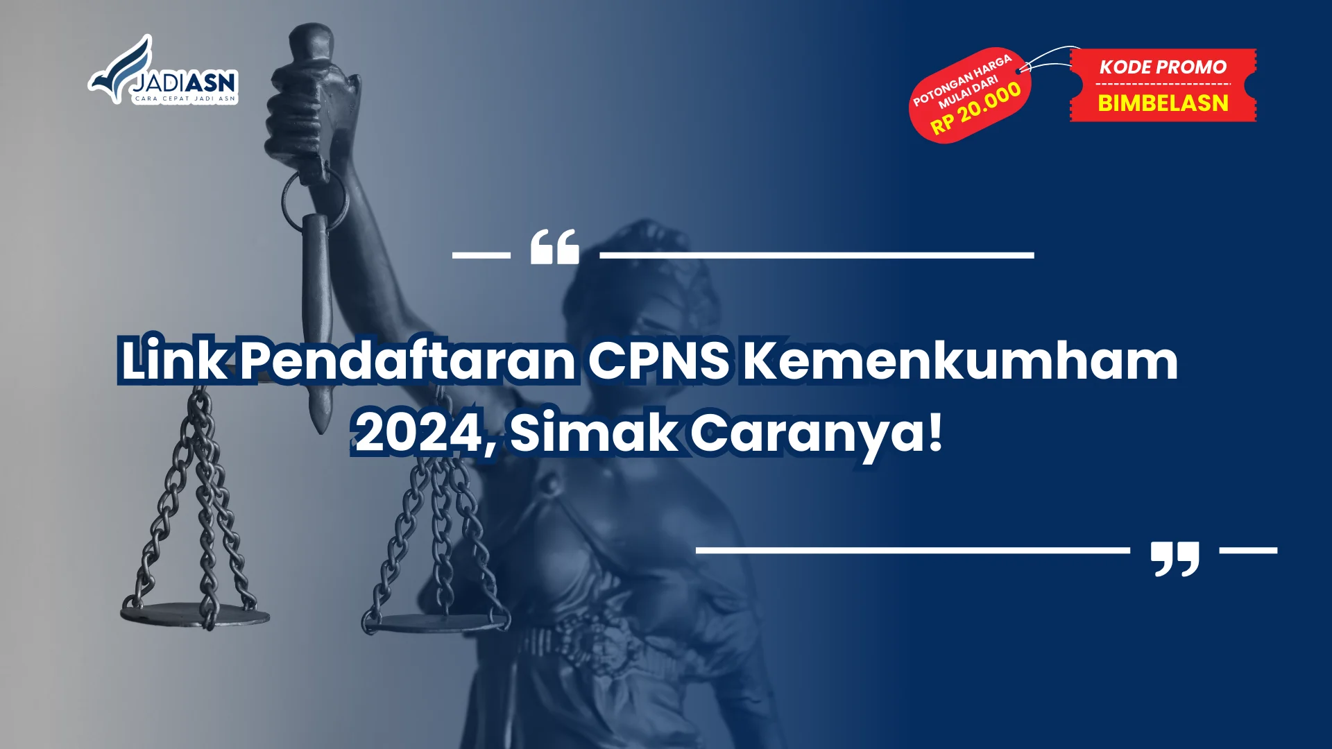 Link Pendaftaran CPNS Kemenkumham 2024