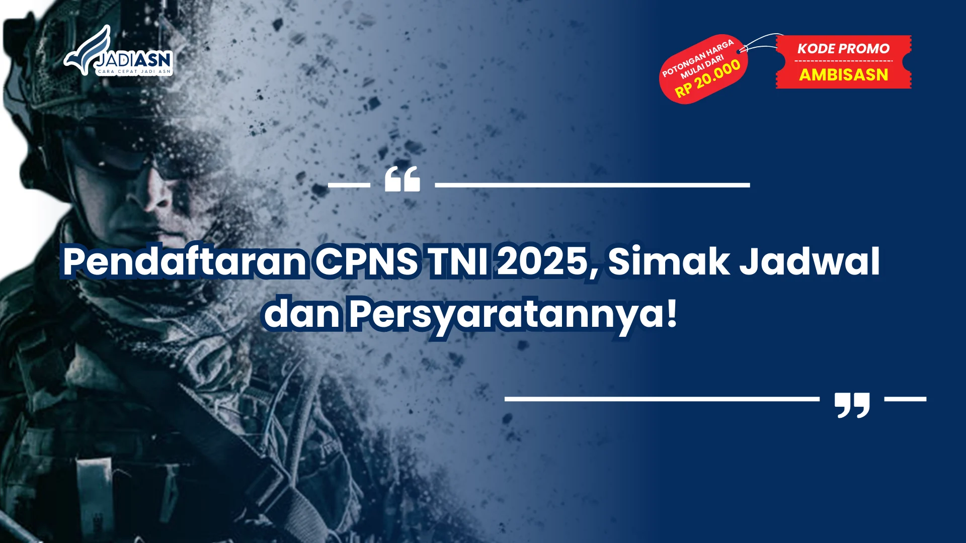 Pendaftaran CPNS TNI 2025