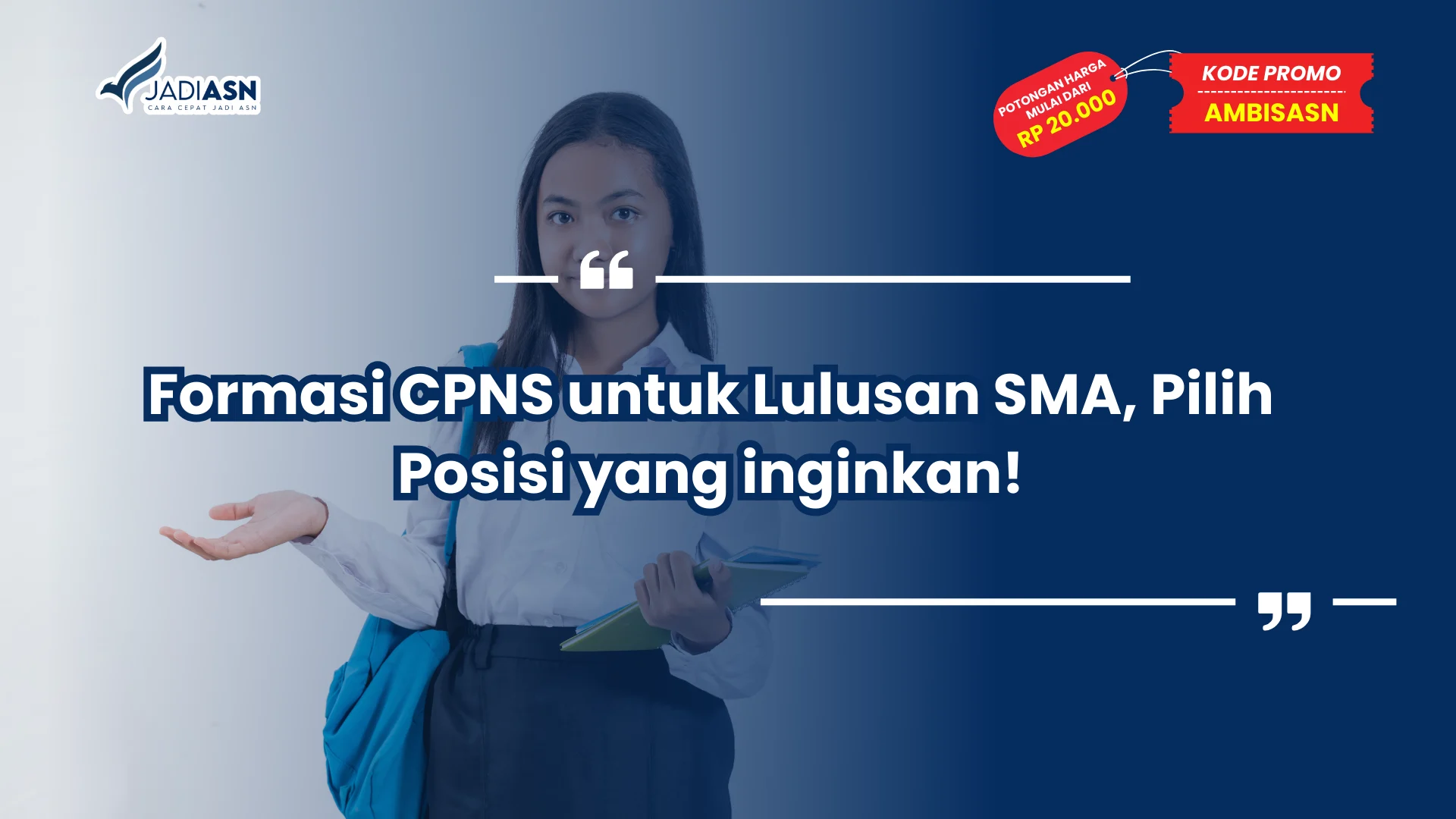 Formasi CPNS untuk Lulusan SMA