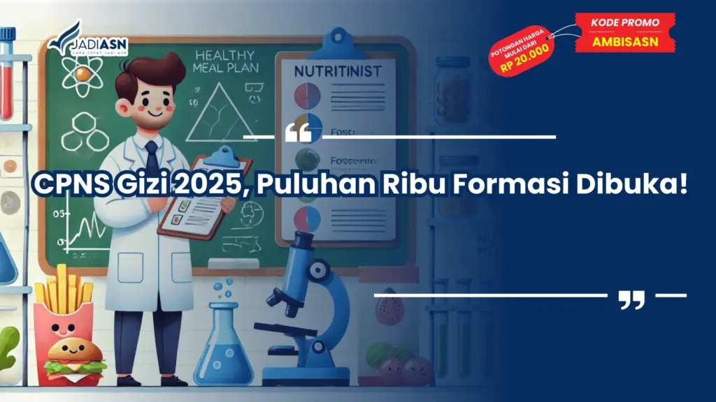 Pendaftaran CPNS Gizi 2025