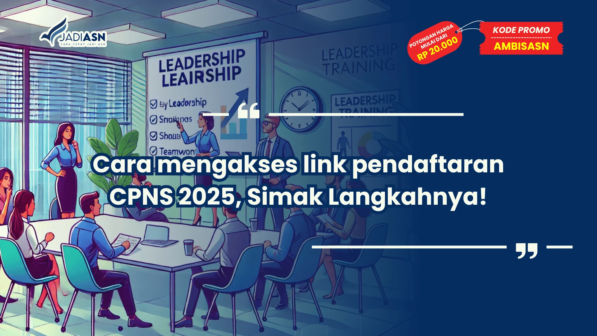 Cara mengakses link pendaftaran CPNS 2025
