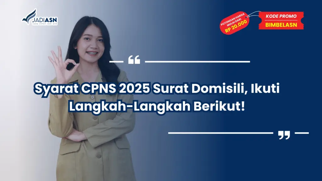 Syarat CPNS 2025 Surat Domisili